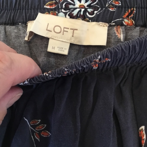 Loft Boho Peasant Dress Size Medium - Picture 9 of 12